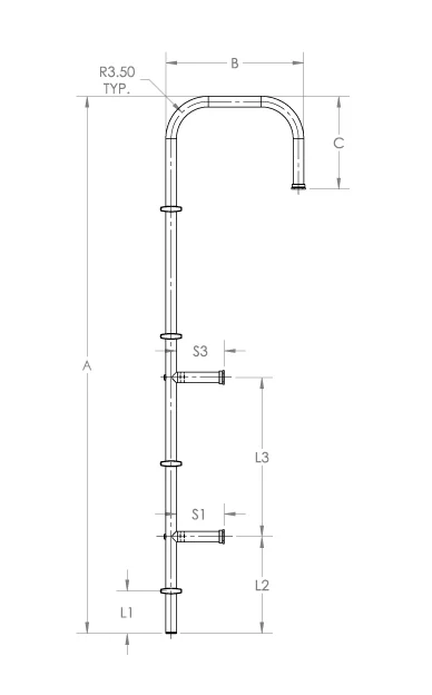 Custom Straight Ladder 1