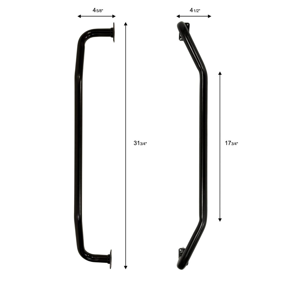 RV Handle Stair Entry Measurement
