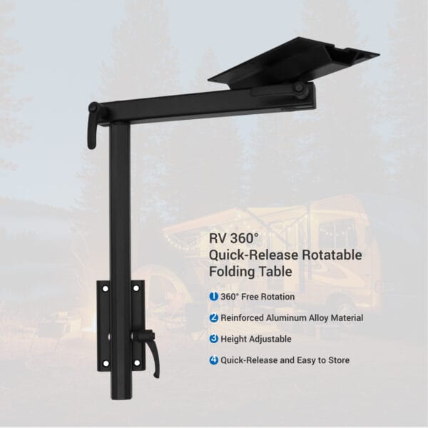 VEGA Swivel Table Leg System (Black)